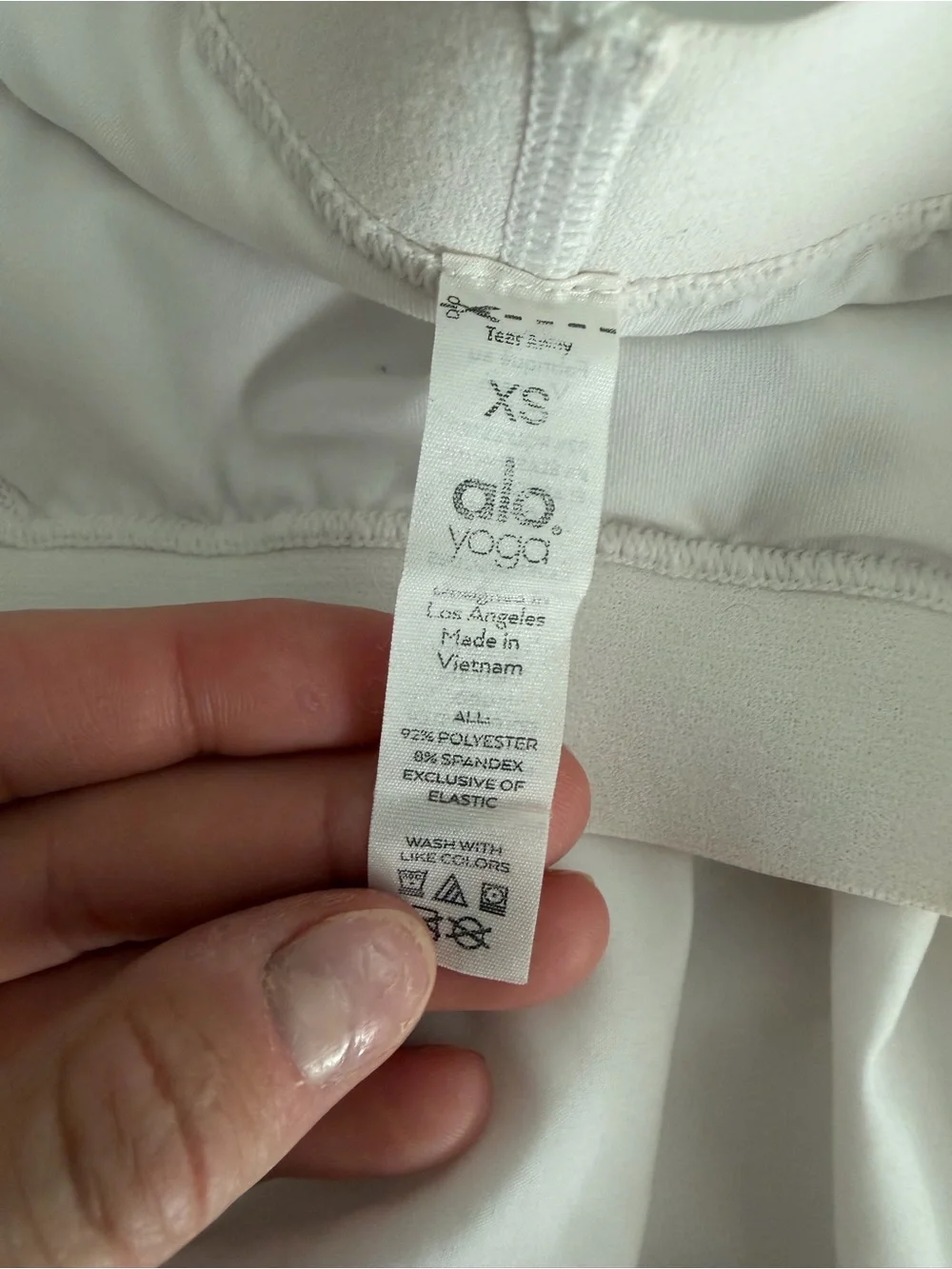 Alo White Pleated Tennis Skirt